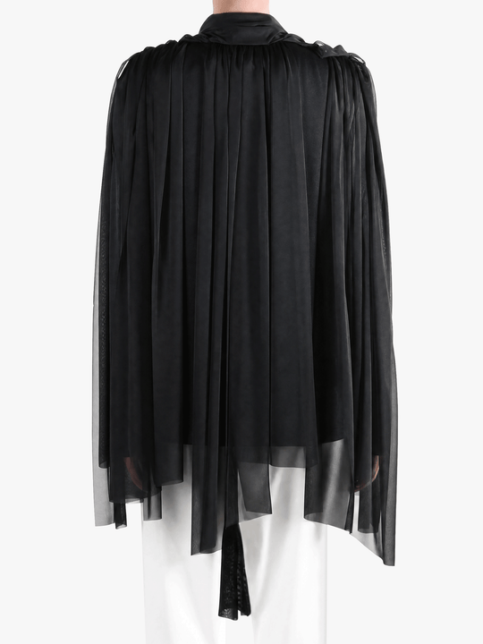 Black knitwear, front view