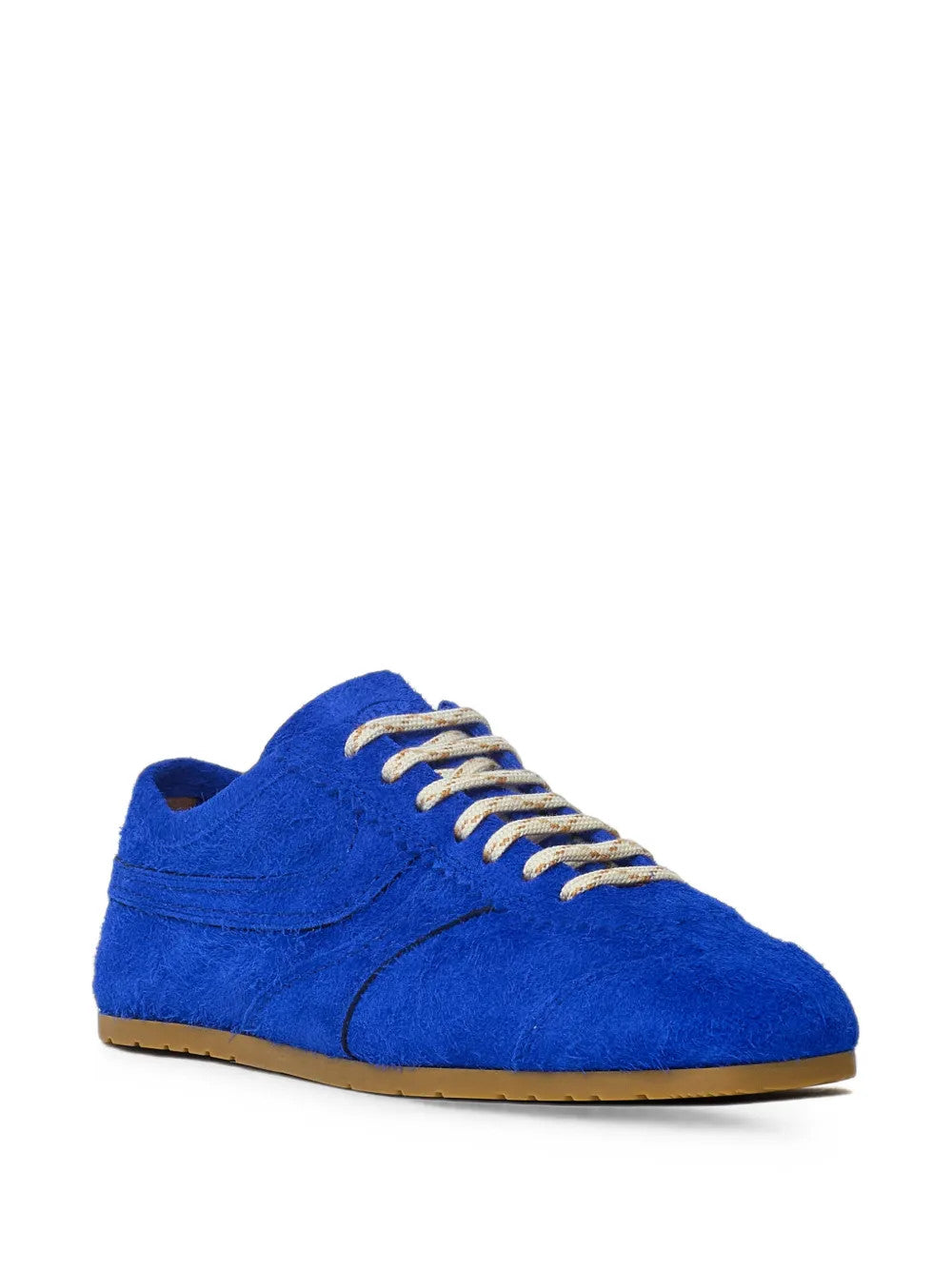 Blue shoes, front view