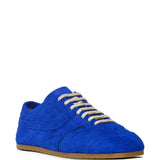 Blue shoes, front view