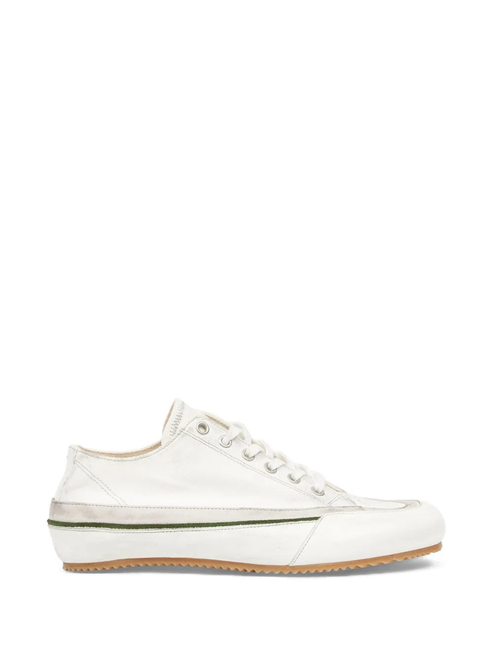 White shoes, side view