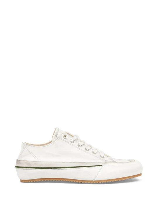 White shoes, side view