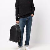 Black sweater, full body view