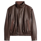 Brown jacket, front view