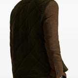 Green jacket worn by a person, showing the jacket fit