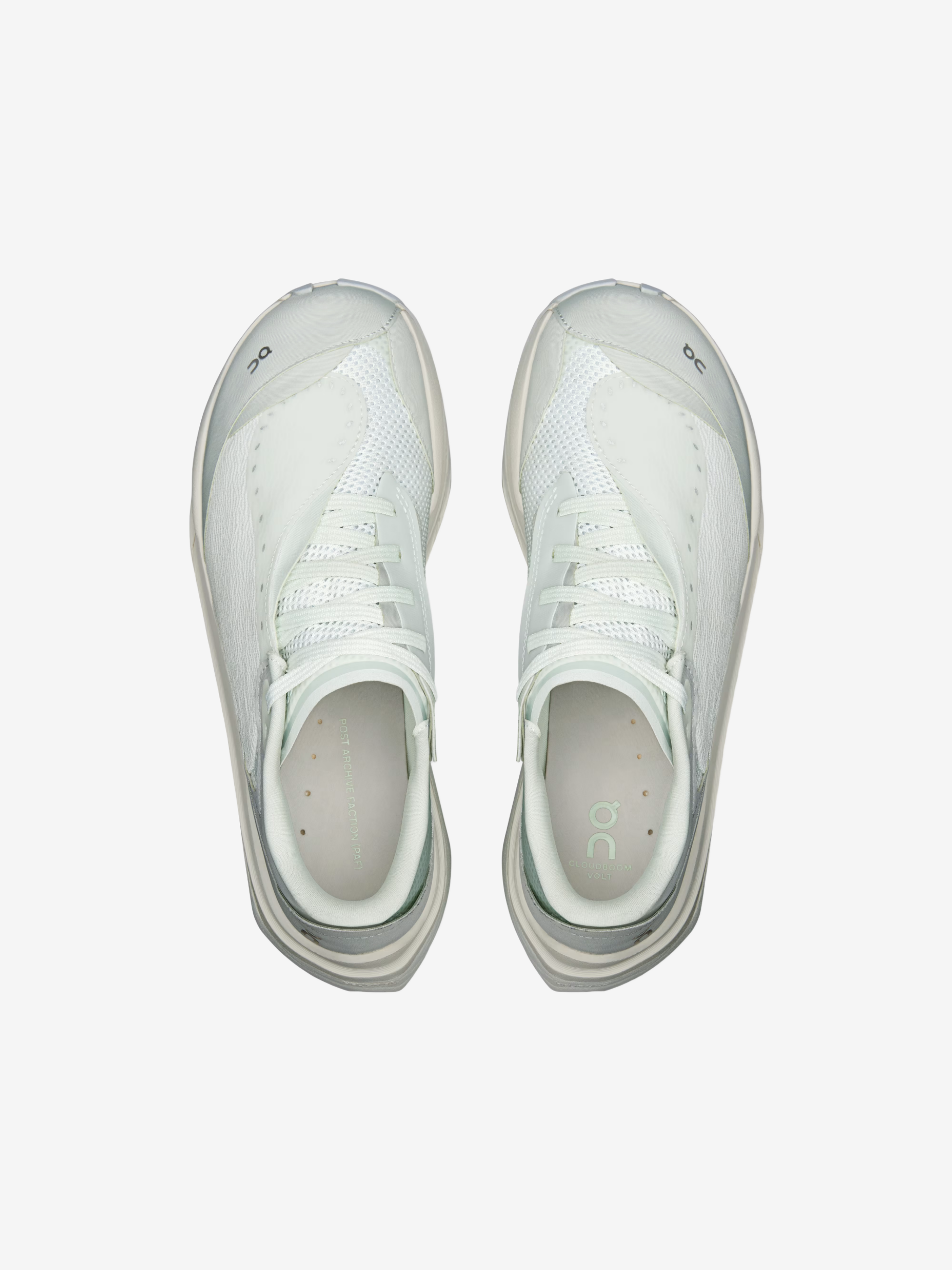 White shoes, top view