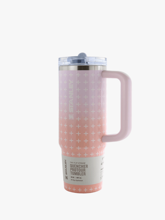 Pink product, front view