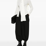 TOTEME - Women Ribbed Bow Blouse Tops