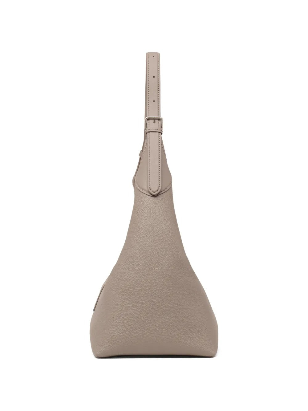 Tan bag, back view