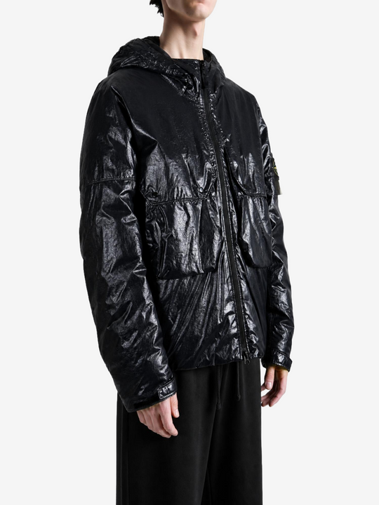 Black jacket, front view