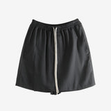 Black shorts, front view