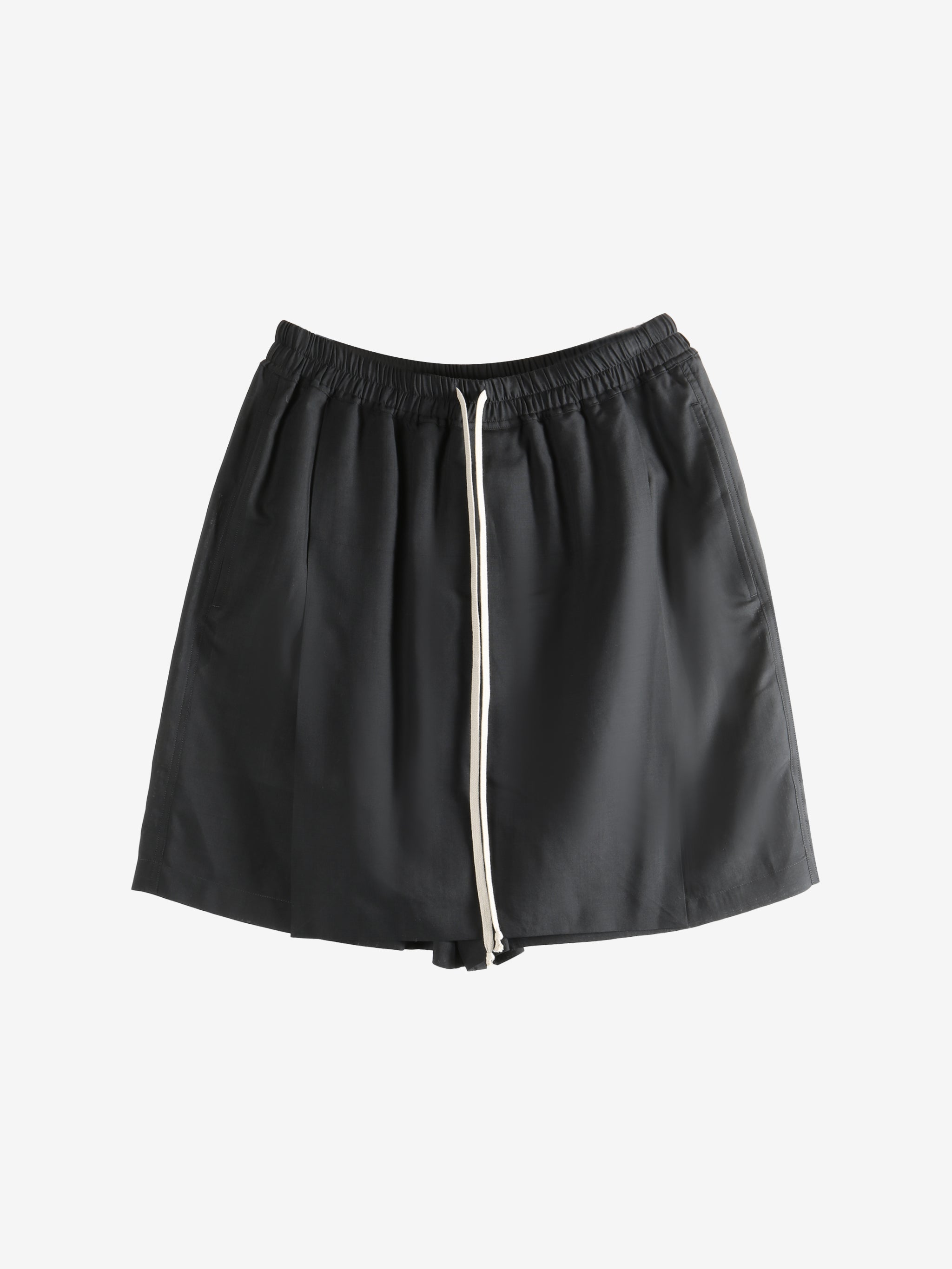 Black shorts, front view