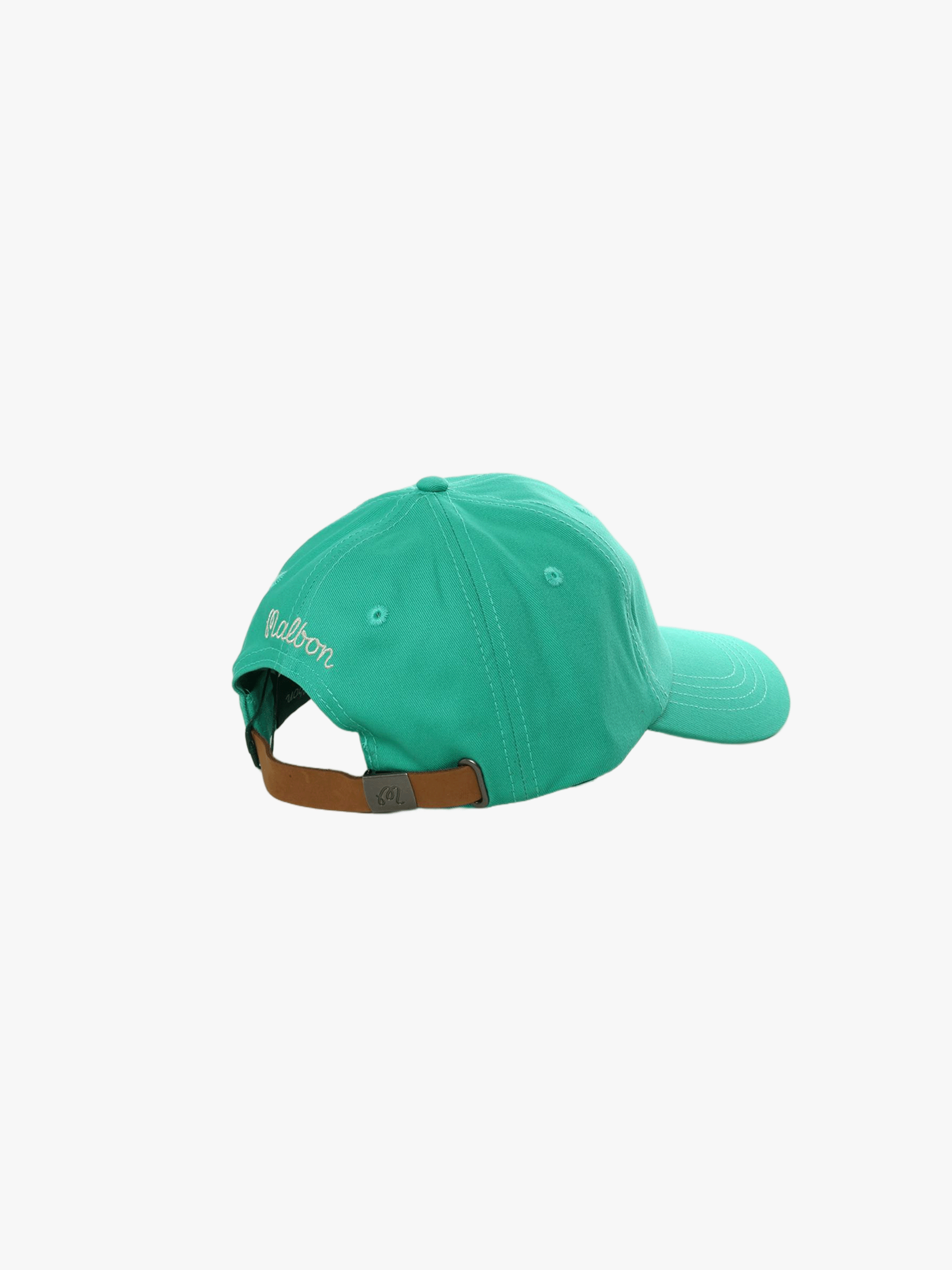 Green hats, back view