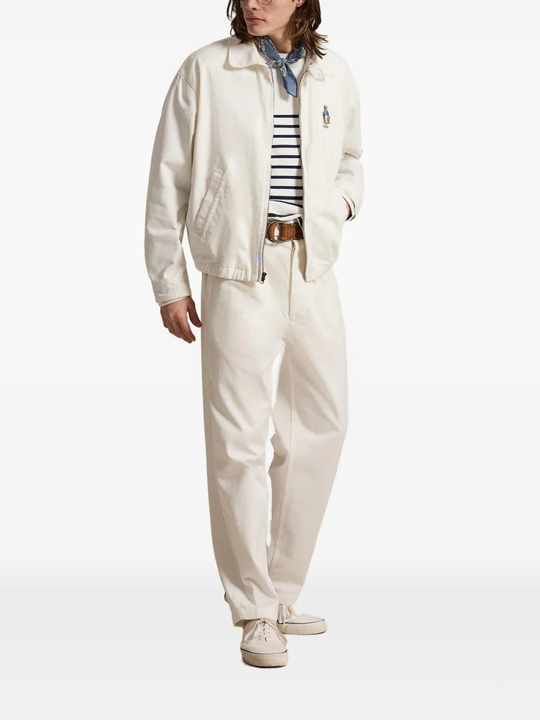 White coat, full body view