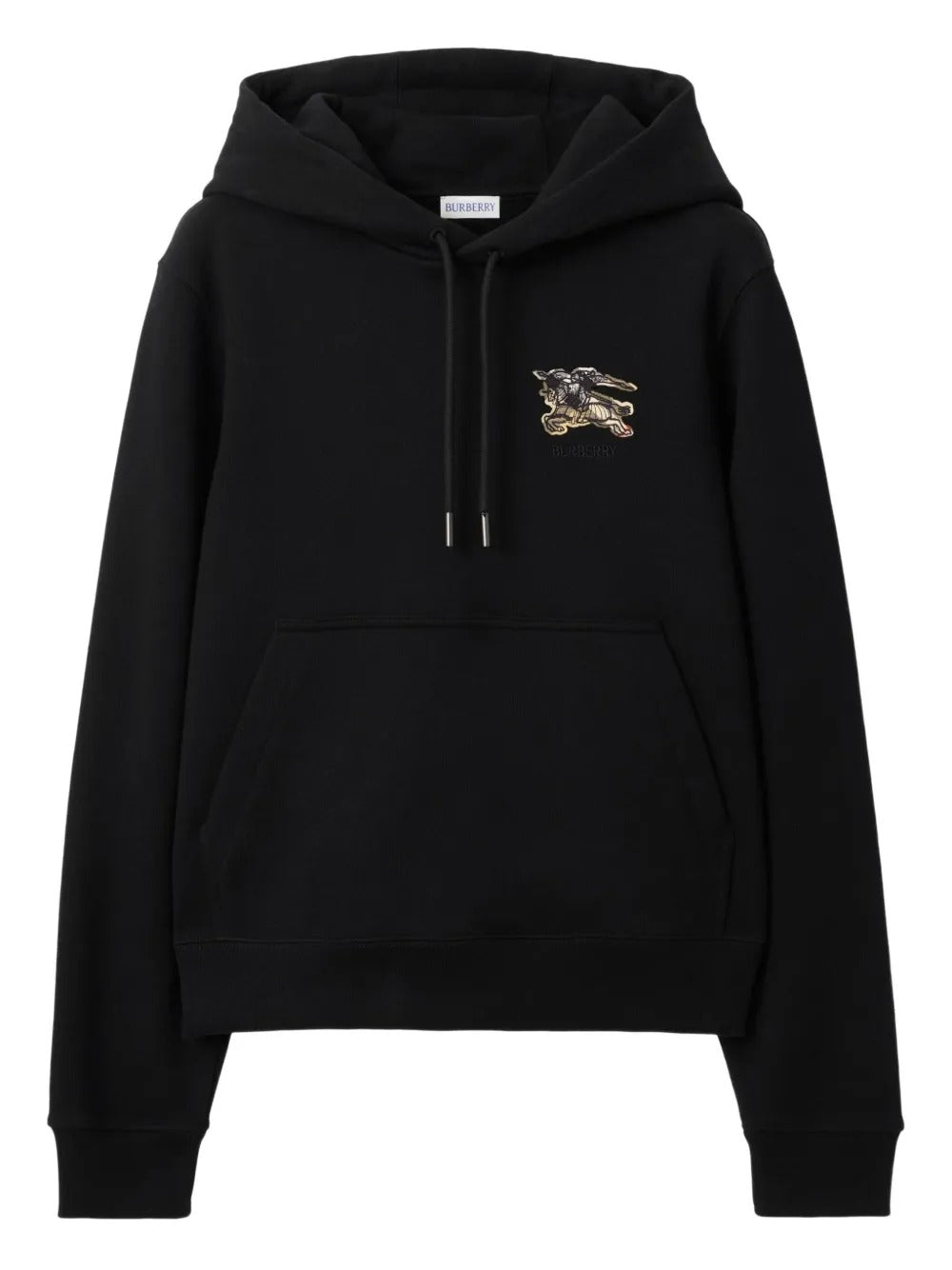Black hoodie, front view