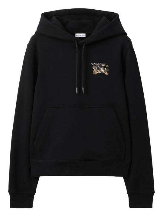 Black hoodie, front view