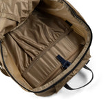 Close up of Tan bag, showing detail