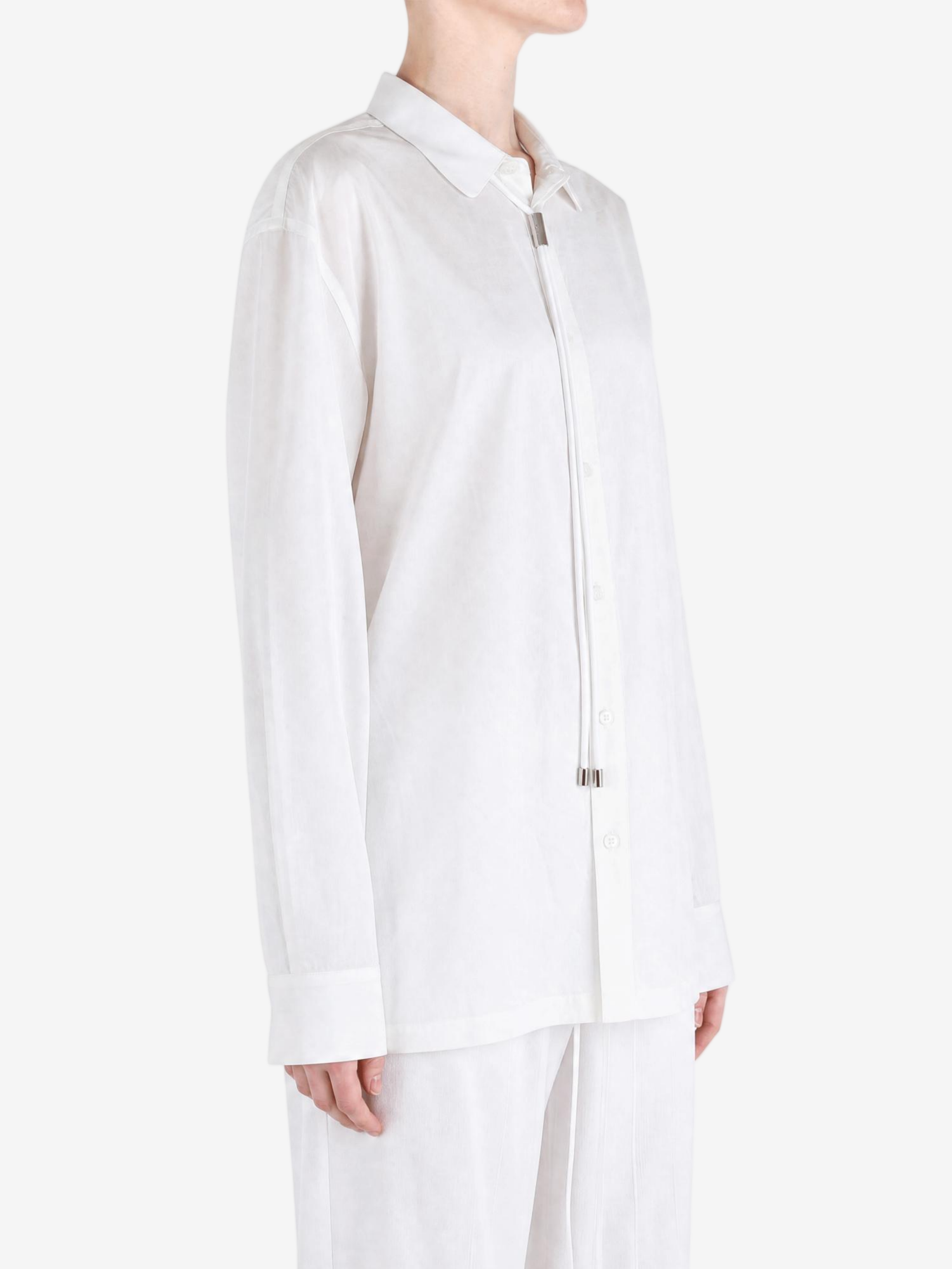 White shirt, full body view