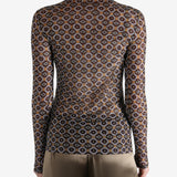 Brown Shirt worn by a person, showing the Shirt fit