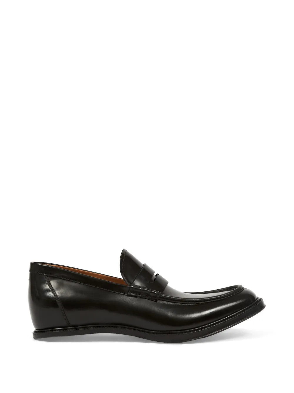 Black shoes, side view