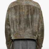 Green jacket, front view