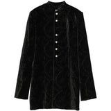 Black jacket, front view