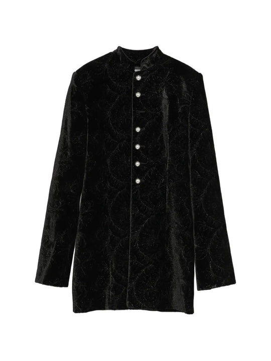 Black jacket, front view