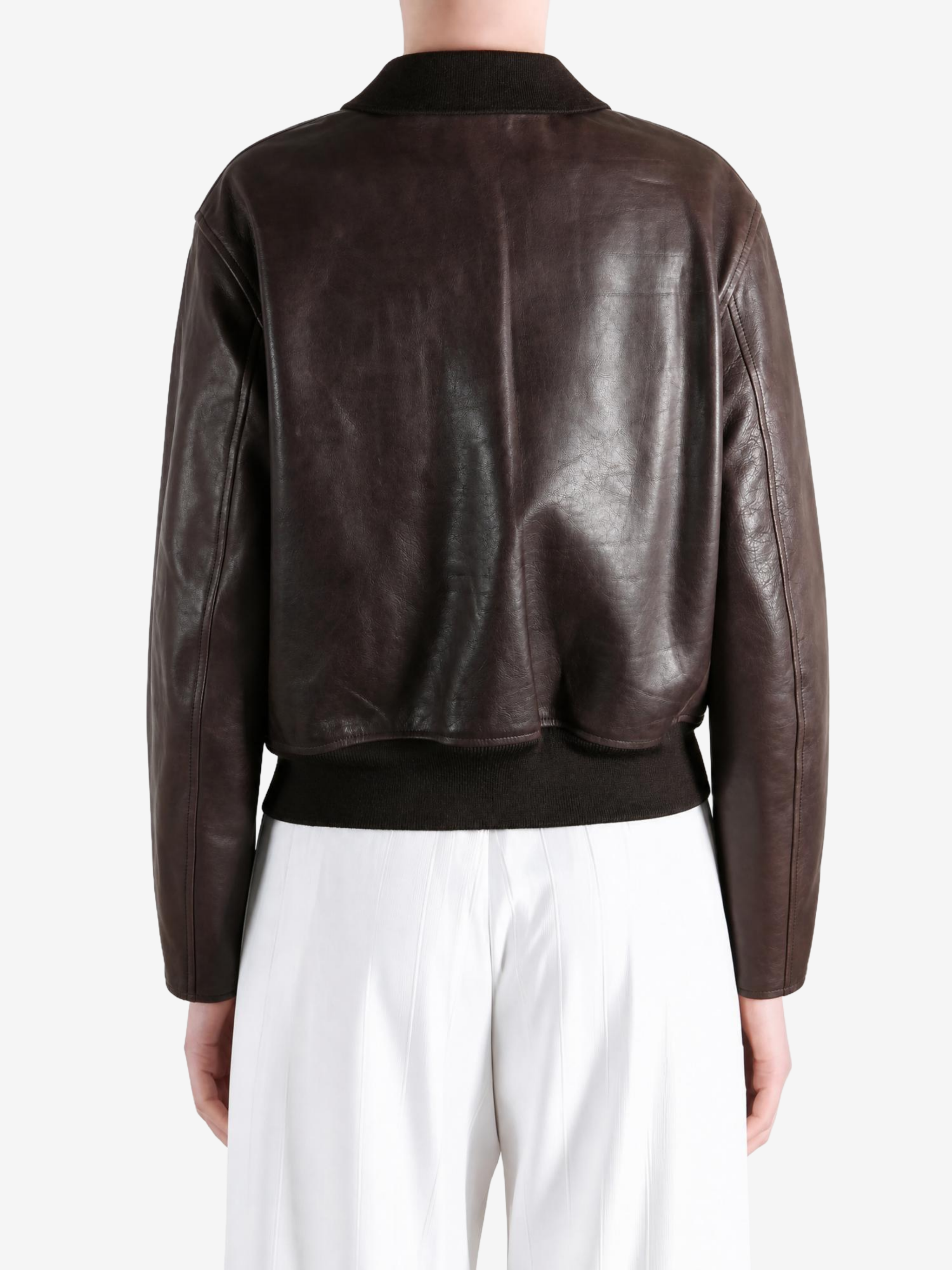 Brown jacket, front view
