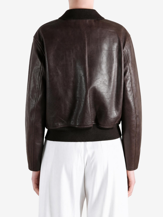 Brown jacket, front view