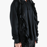 Black jacket, side view