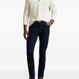 Tan knitwear, full body view