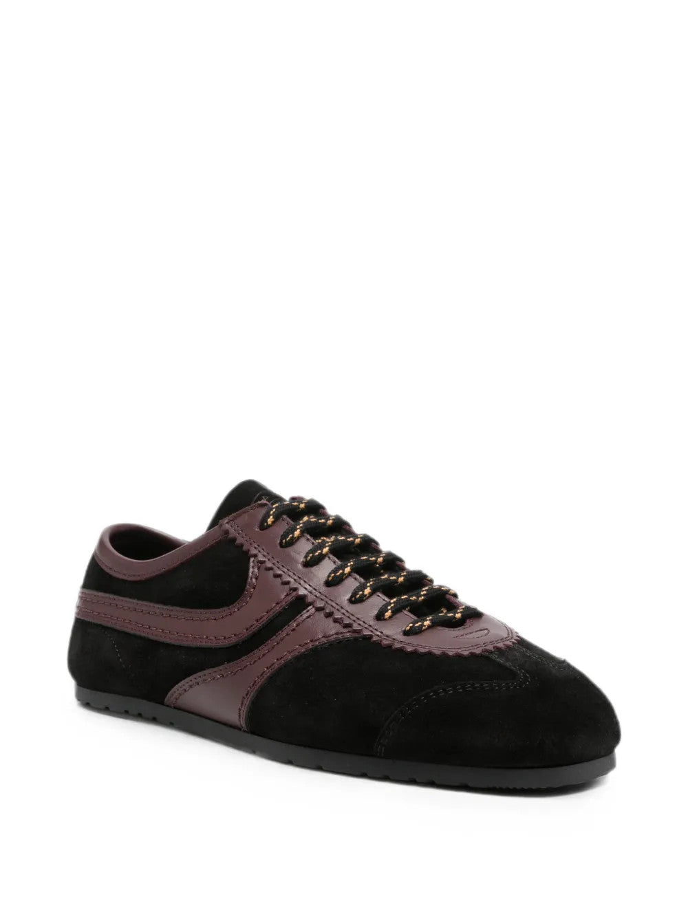 Black shoes, front view