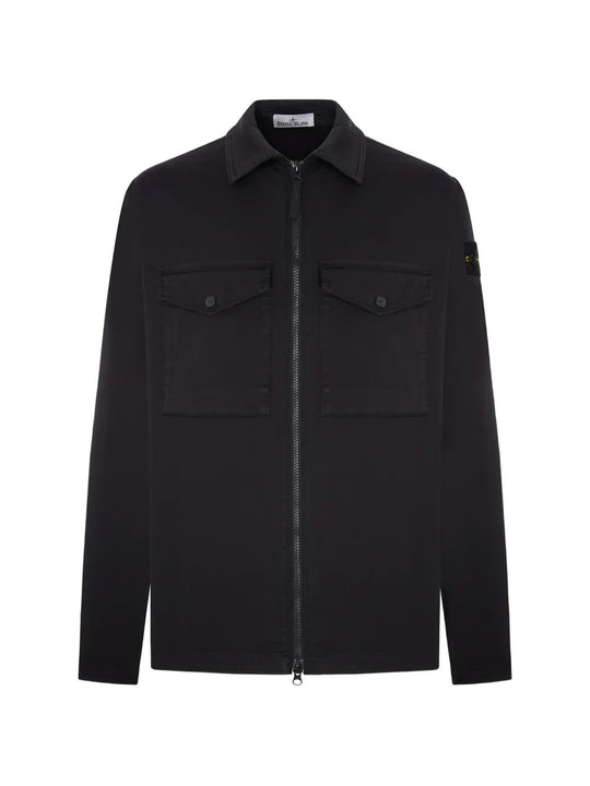 Black shirt, front view