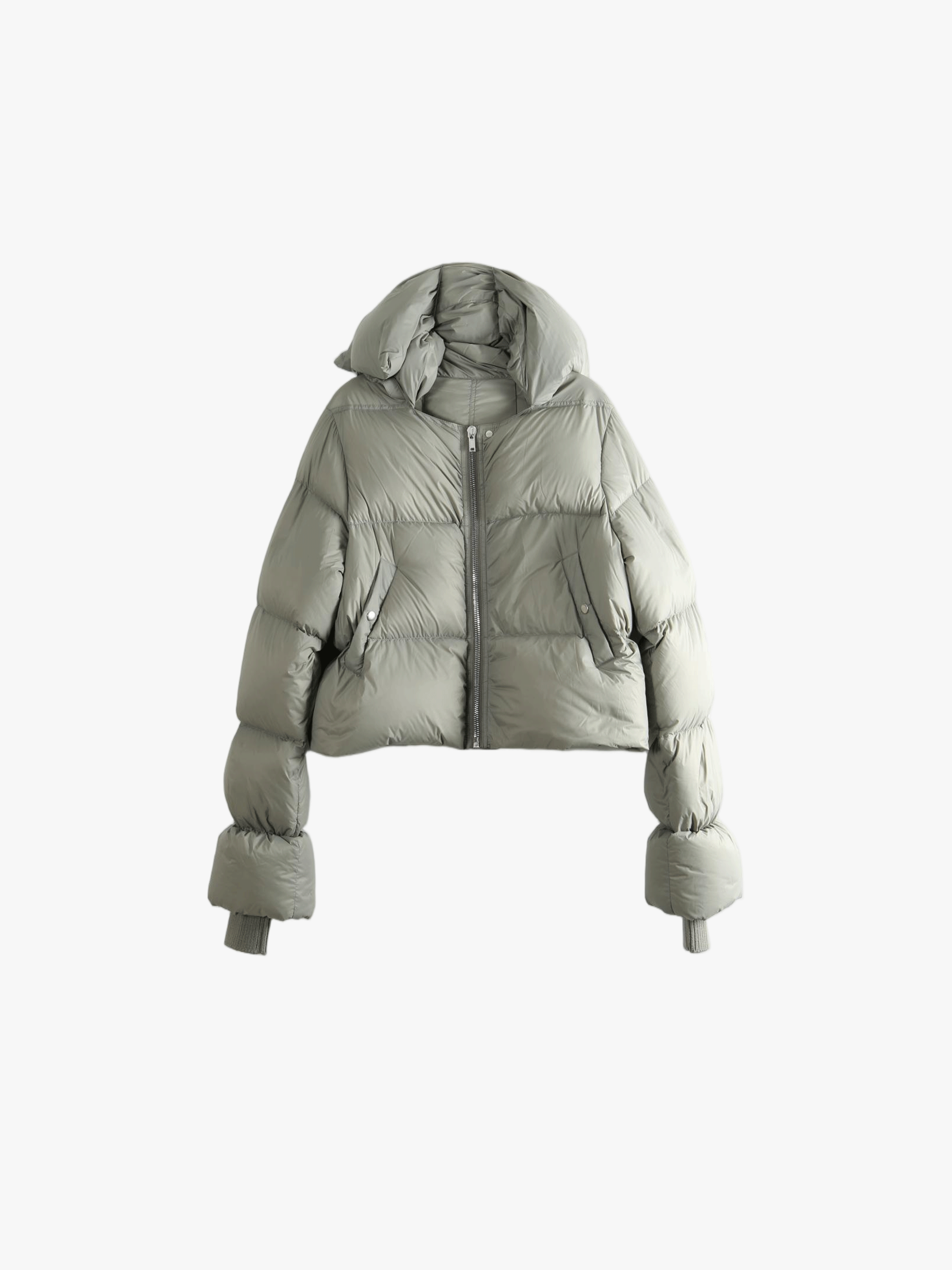 Green jacket, front view