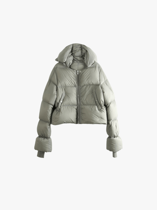 Green jacket, front view