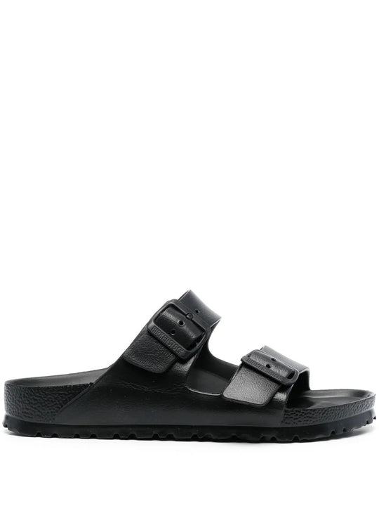 Black sandles,front view