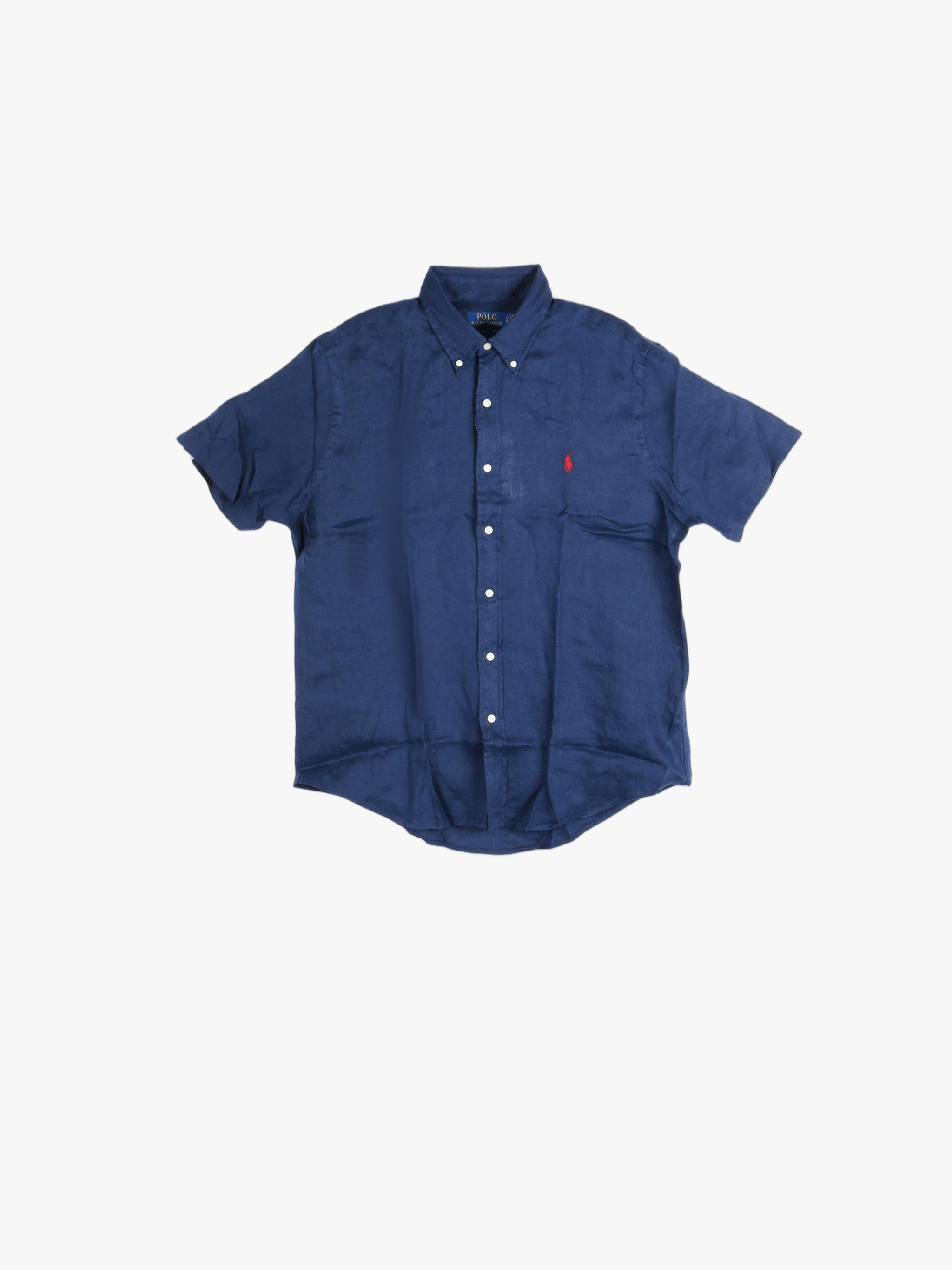 Polo Ralph Lauren Men's Classic-Fit Short-Sleeve Linen Shirt - Navy