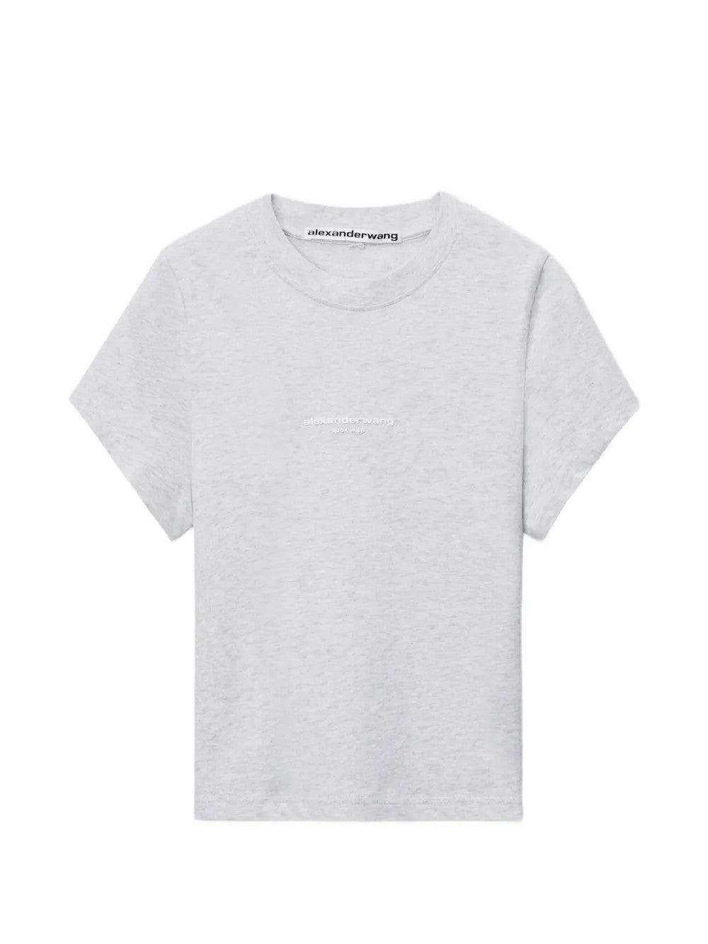 White t-shirt, front view