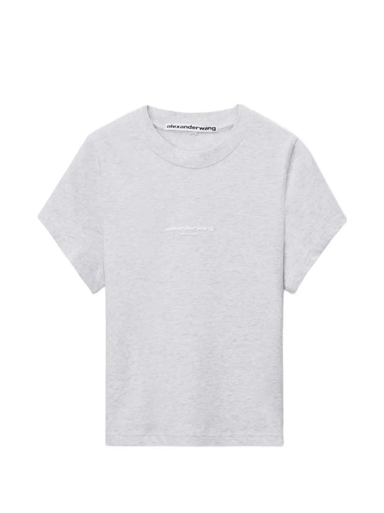 White t-shirt, front view