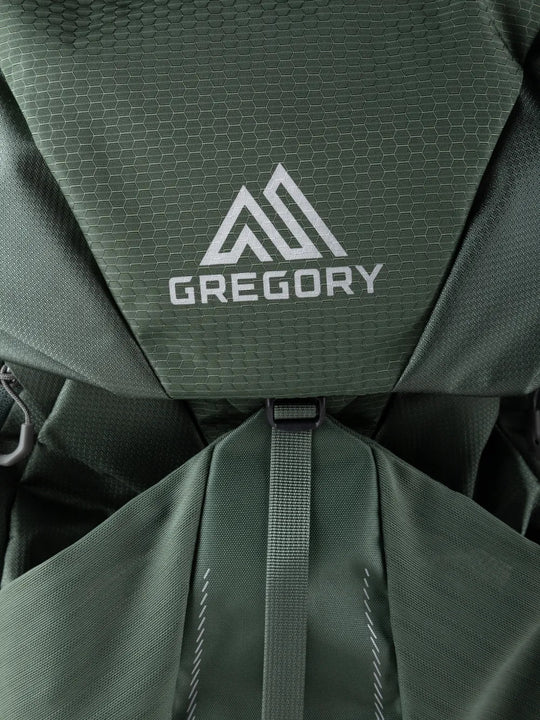 Close up of Green bag, showing detail