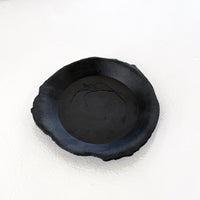 SHIN WON YOON Black Stone Scribble Plate 6.5"