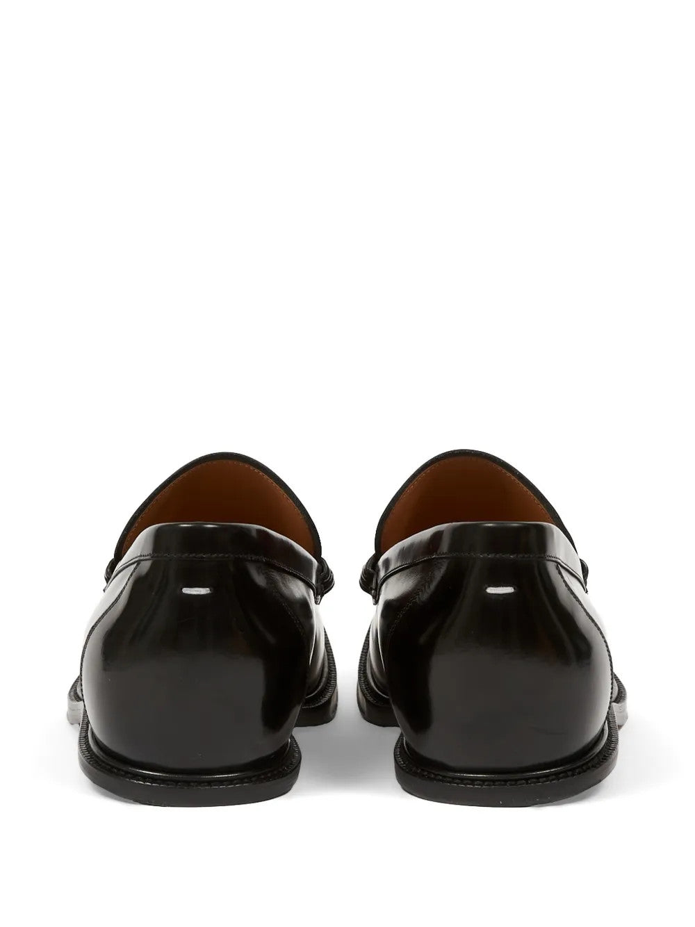 Black shoes, back view