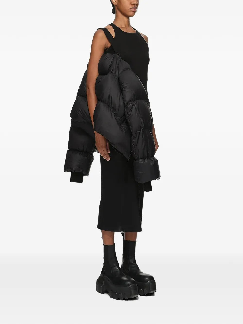 Black jacket, full body view