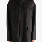 Black jacket, front view