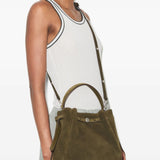 Green bag, front view