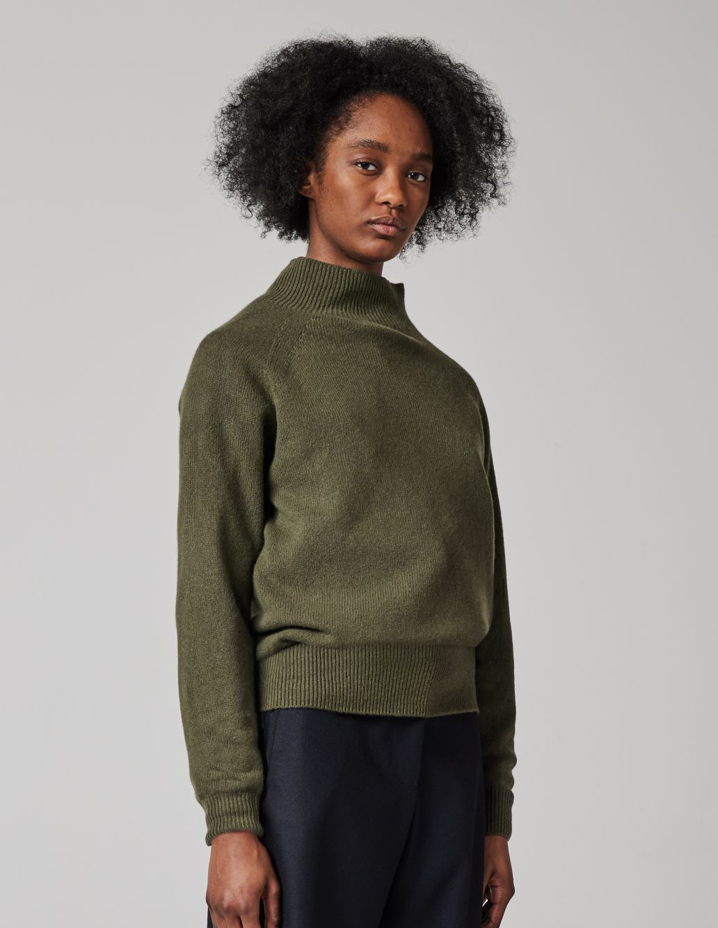 MARGARET HOWELL Women Long High Neck Sweater – Atelier New York