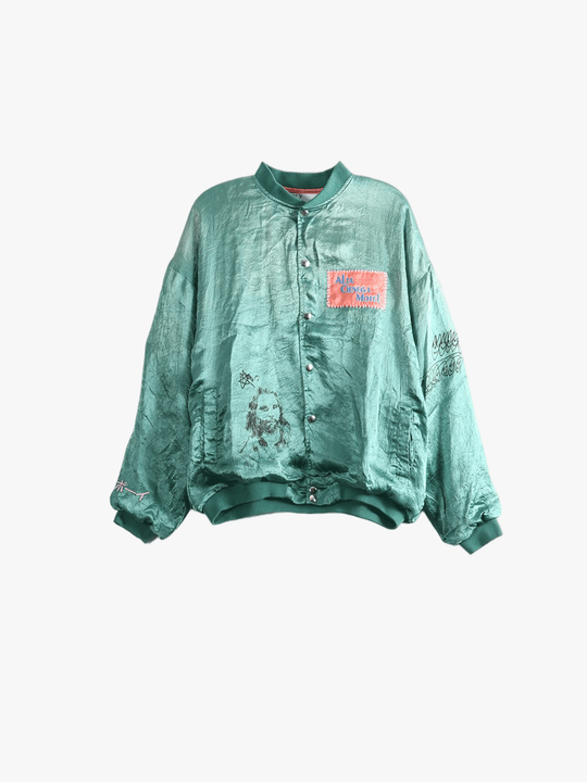 Green jacket, front view