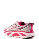 Pink shoes, back view