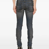 Grey jeans, full body view