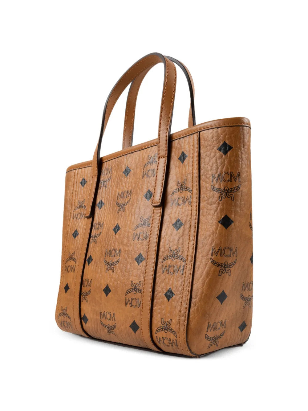 Tan bag, front view