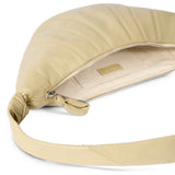 Tan bag, side view